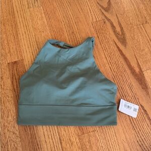 Lululemon Athletica Green High-Neck Energy Bra